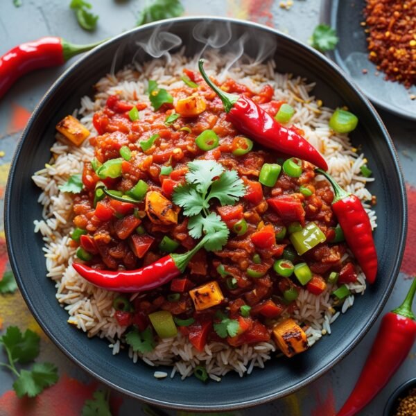 Mexican chilli Beef and Rice