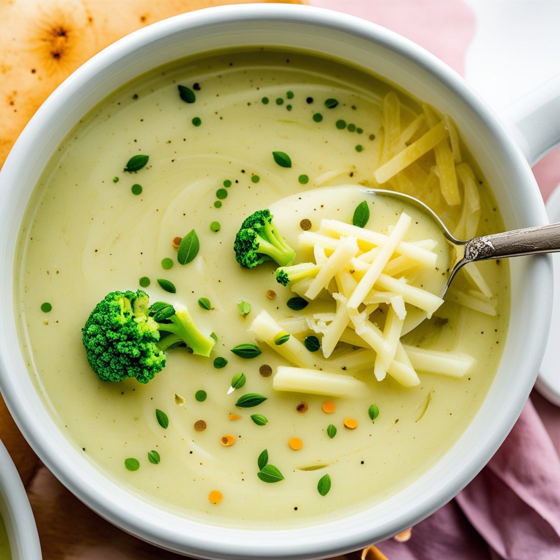 broccoli and cheddar cheese