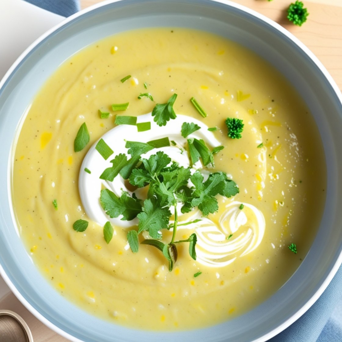 Curried parsnip soup